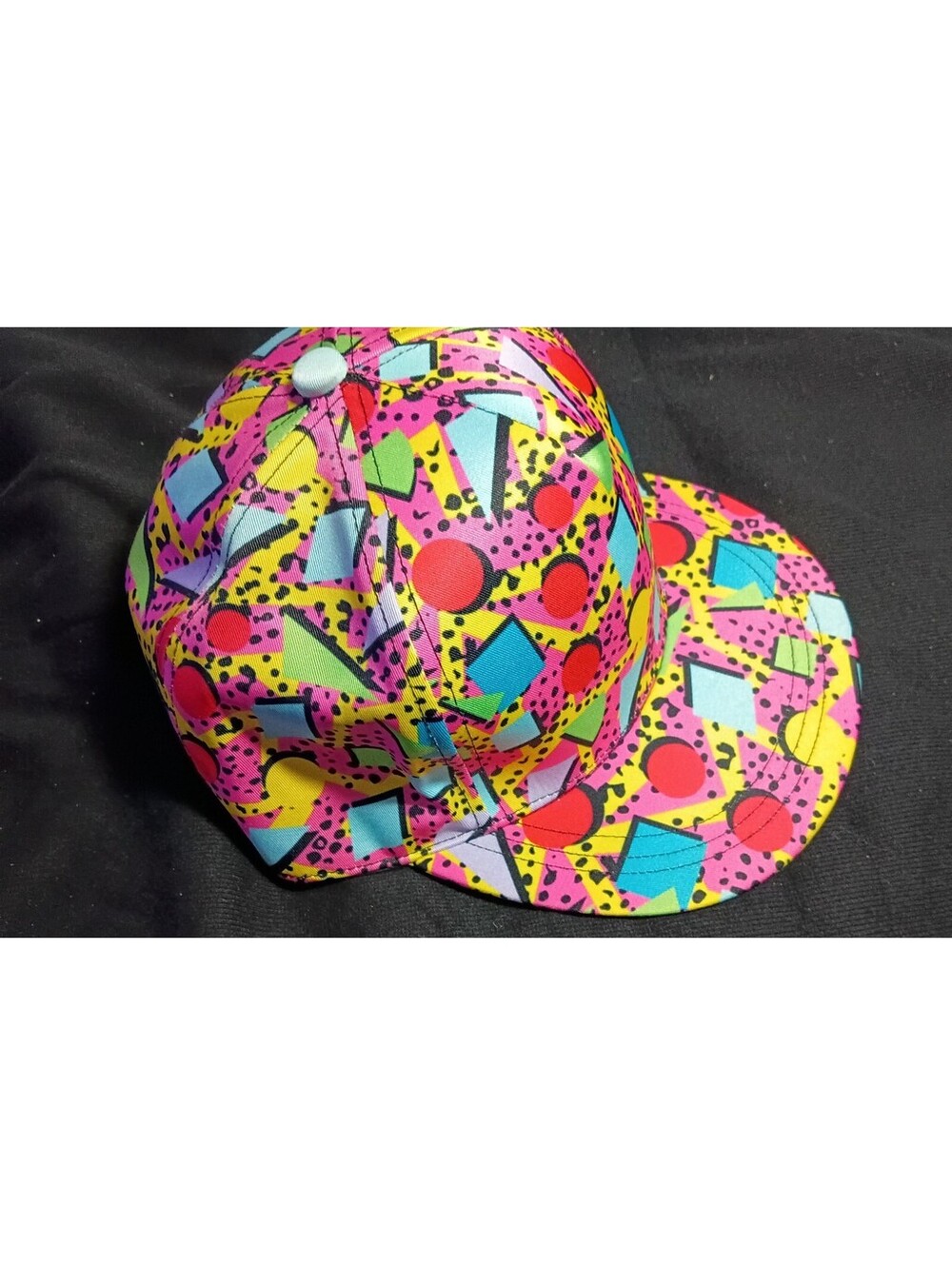 Colorful Geometric Pattern Snapback Hat